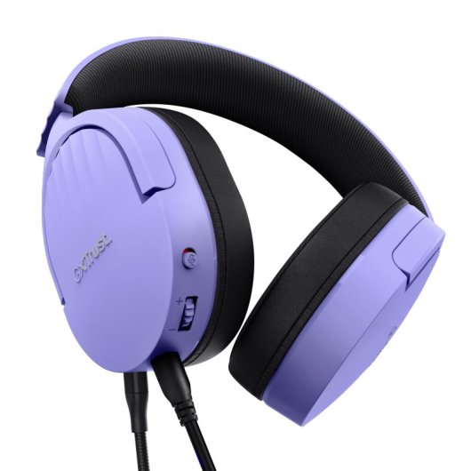 Trust GXT 489 FAYZO Headset Diadema Gaming USB Roxo