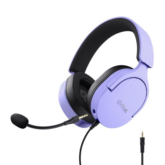 Trust GXT 489 FAYZO Headset Diadema Gaming USB Roxo