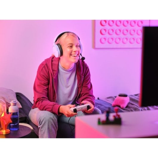 Trust GXT 489 FAYZO Headset Diadema Gaming USB Roxo