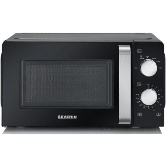 Severin MW 7886 Mikrowelle mit Grillfunktion, 17 l, 700 W, Schwarz