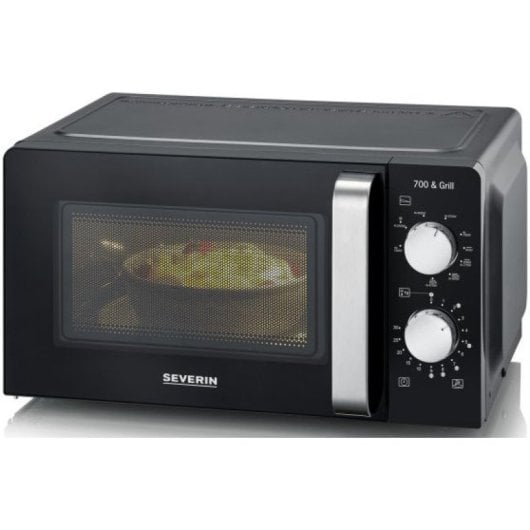 Severin MW 7781 Microondas con Grill 17L 700W Negro
