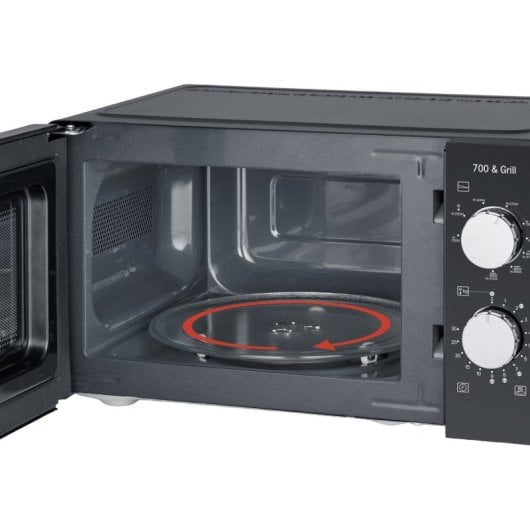 Severin MW 7781 Microondas con Grill 17L 700W Negro