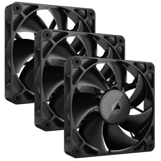 Kit de démarrage Corsair iCUE LINK RX120 3 ventilateurs supplémentaires PWM noirs
