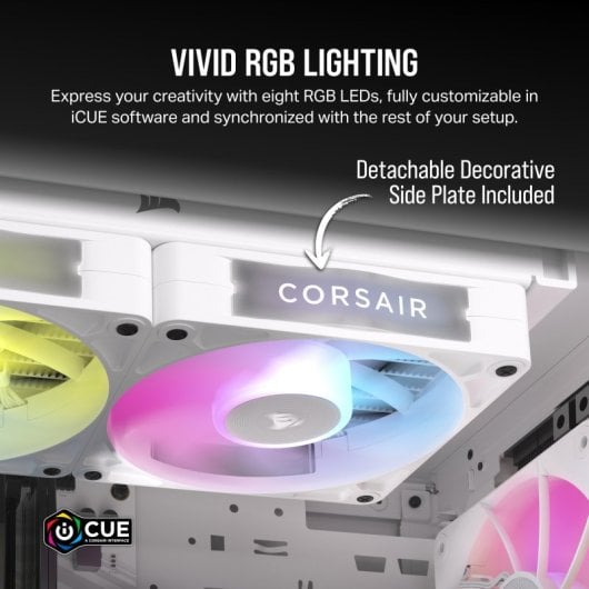 Corsair iCUE LINK RX140 RGB Expansion Fan Ventilador Suplementario PWM Blanco