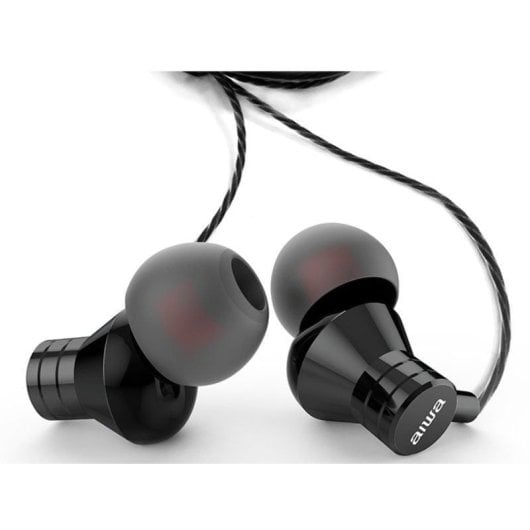Aiwa ESTM_50USB_C_BK Auriculares Intra-Auditivos com Microfone Pretos