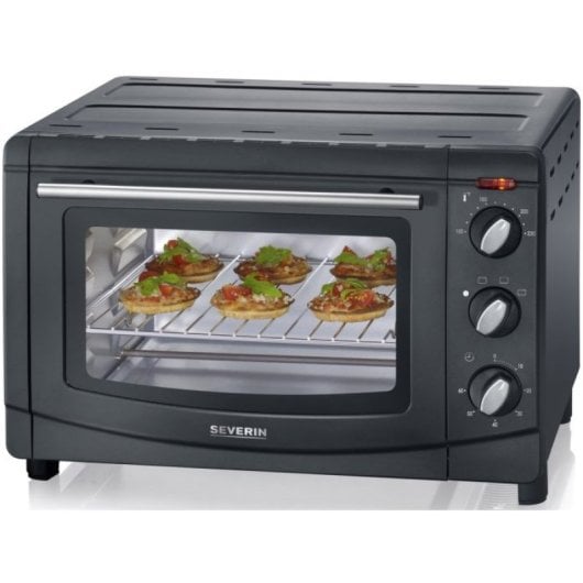 Severin TO 2067 Toasterofen 1500W 20L Schwarz