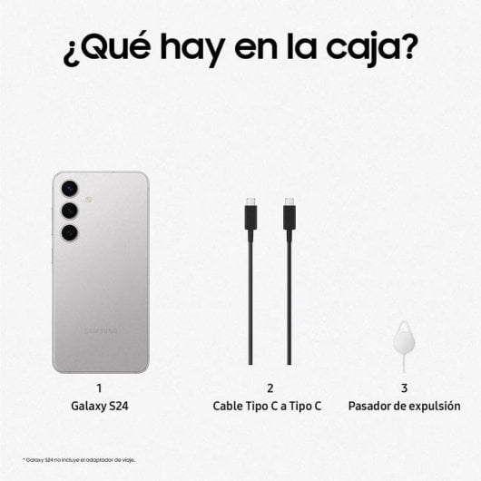 Samsung Galaxy S24 8/256GB Gris Marble Libre
