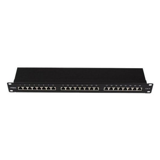 Lapara Networking LA-4010202 Painel de Ligações para Rack 1U 24 Portas RJ-56 Cat. 6 FTP Preto