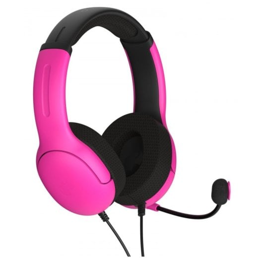 Cuffie da gioco PDP Airlite cablate Nebula Pink per PlayStation Pink