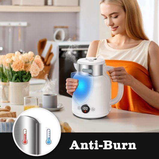 Taylor Swoden 833849 Hervidor de Agua Retro 1.7L 2200W Blanco