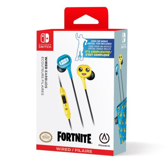 Kabelgebundene PowerA Peely Fortnite-Kopfhörer für Nintendo Switch