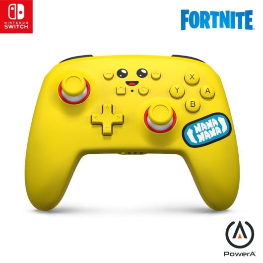 Controller wireless wireless potenziato PowerA Peely Fortnite Edition per Nintendo Switch