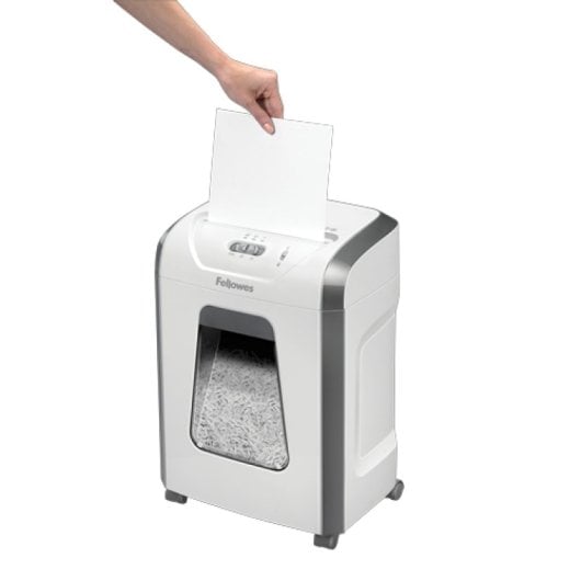 Fellowes 15C Destructora de Papel Corte en Partículas de 4x40mm Blanca