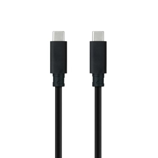 Nanocable Cable USB 3.2 Gen2x2 20Gbps 5A/100W 4K/60Hz USB-C/M-USB-C/M 3 m Negro