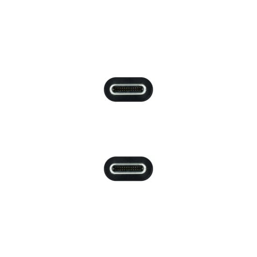 Nanocable Cable USB 3.2 Gen2x2 20Gbps 5A/100W 4K/60Hz USB-C/M-USB-C/M 3 m Negro