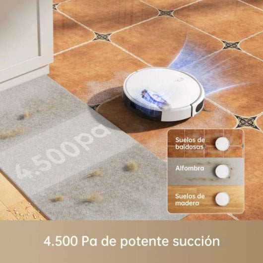 Aspirador Robô com Mopa Mova M1 Navegação LiDAR 4.500 Pa
