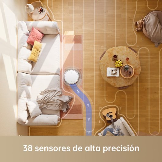 Mova M1 Robot Aspirador y Friegasuelos Blanco