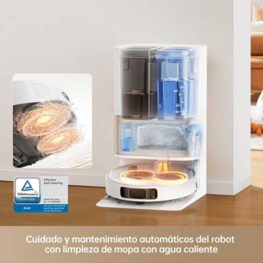 Aspirador Robô com Mopa Dreame L10S Pro Ultra Heat Com Esvaziamento Automatico Navegação IA 7.000Pa