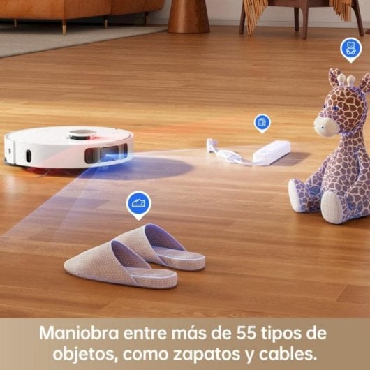 Aspirador Robô com Mopa Dreame L10S Pro Ultra Heat Com Esvaziamento Automatico Navegação IA 7.000Pa