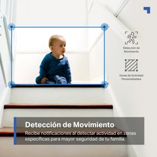 Tapo TC72 Cámara de Vigilancia 360º Interior, 2K QHD, Detección IA Gratuita Avanzada, Visión Nocturna