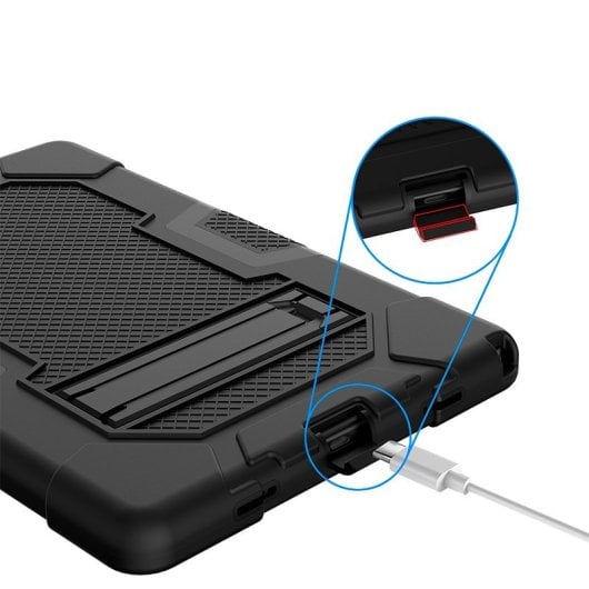 Custodia rigida nera per Samsung Galaxy Tab A8 X200 / X205