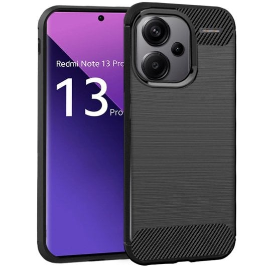 Cool Carcasa Negra Carbono para Xiaomi Redmi Note 13 Pro Plus 5G