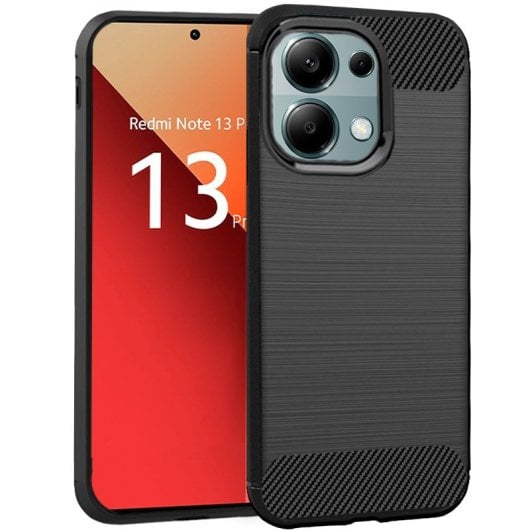 Cool Carcasa Negra Carbono para Xiaomi Redmi Note 13 Pro