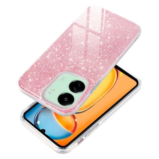 Cool Glitter Carcasa Rosa para Xiaomi Redmi 13C / Poco C65