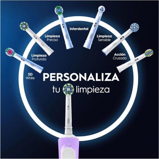 Oral-B Vitality Pro Cepillo de Dientes Eléctrico Recargable Lila