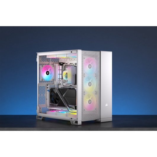 Corsair Hydro X Series iCUE LINK XH405i Kit de Refrigeración Líquida de Tubo Rígido Blanca
