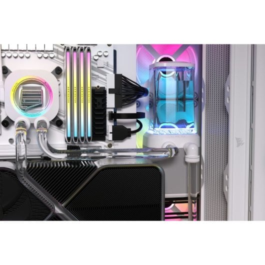 Corsair Hydro X Series iCUE LINK XH405i Kit de Refrigeración Líquida de Tubo Rígido Blanca