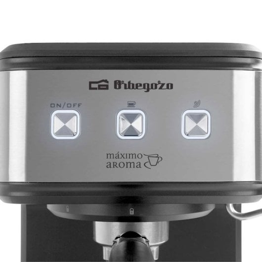 Orbegozo EX 5210 Máquina de Café Expresso 20 Bar Preta/Aço Inoxidável