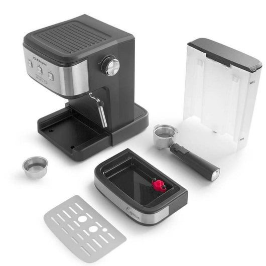 Orbegozo EX 5210 Máquina de Café Expresso 20 Bar Preta/Aço Inoxidável