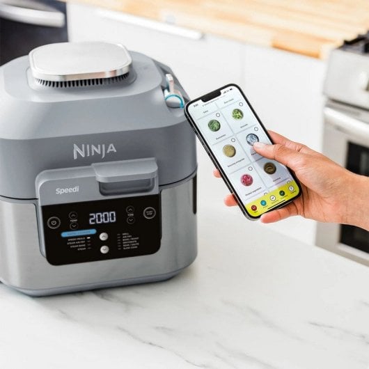 Ninja Speedi Pentola rapida e friggitrice ad aria senza olio 5,7 litri Grigio