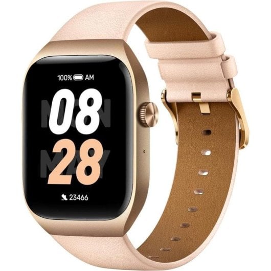 Mibro Watch T2 GPS 22mm AMOLED Dourado Bateria 300 mAh Tela de Alta Resolução