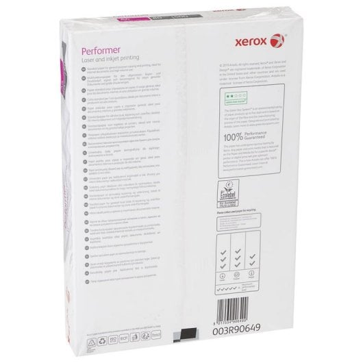 Xerox Performer Paquete de 500 Folios A4 80g/m2