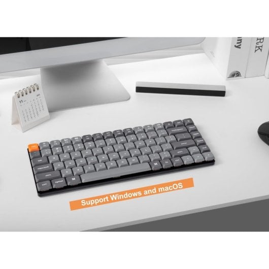 Keychron K3 Max Teclado Mecánico Gaming RGB Gateron Brown Hot-Swap Gris