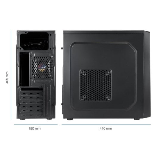 Scatola Mid-Tower Atx Tqc-5701u3c-b Usb3.0