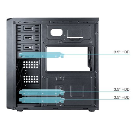 TooQ TQC-5701U3C-B Midi Tower USB 3.0 Negra
