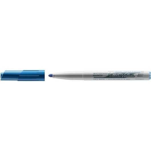 Bic Velleda Caja de Rotuladores Punta Redonda 2mm 12 Unidades Azules