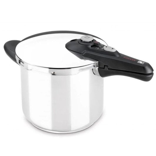 Panela de Pressão Bra Vitesse A185100/ Ø20cm/ 3l/ Aço Inoxidável/ Adequada Para Indução