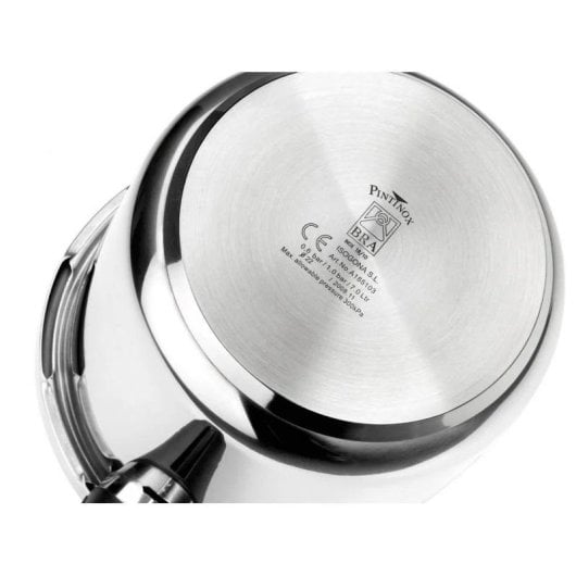 Panela de Pressão Bra Vitesse A185100/ Ø20cm/ 3l/ Aço Inoxidável/ Adequada Para Indução