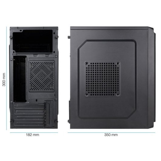 TooQ TQC-4702U3C-B Mini Tower USB 3.0 Preta