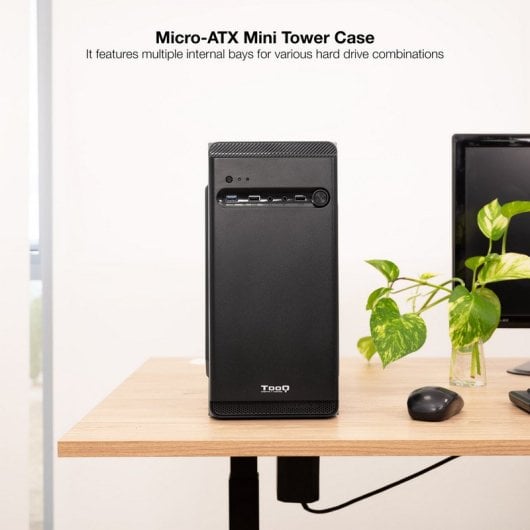 TooQ TQC-4702U3C-B Mini Tower USB 3.0 Preta