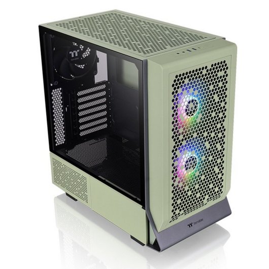 Thermaltake Ceres 300 TG ARGB Cristal Templado USB 3.2 Verde Matcha