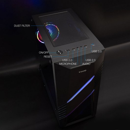 Clé USB 3.0 en verre trempé TooQ TQGCC102-B Biohazard Noir
