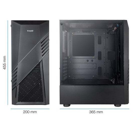 Clé USB 3.0 en verre trempé TooQ TQGCC102-B Biohazard Noir