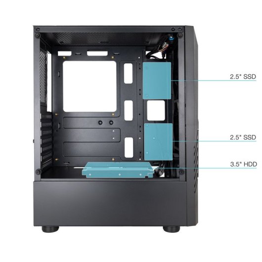 Clé USB 3.0 en verre trempé TooQ TQGCC102-B Biohazard Noir