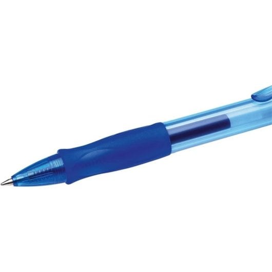 BIC 829158 stylo à bille Bleu Stylo à bille rétractable avec clip 12 pièce(s)