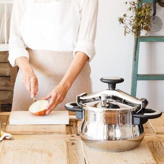 Olla à pression BRA New Star A185501 4,5L Acier inoxydable 22cm Induction